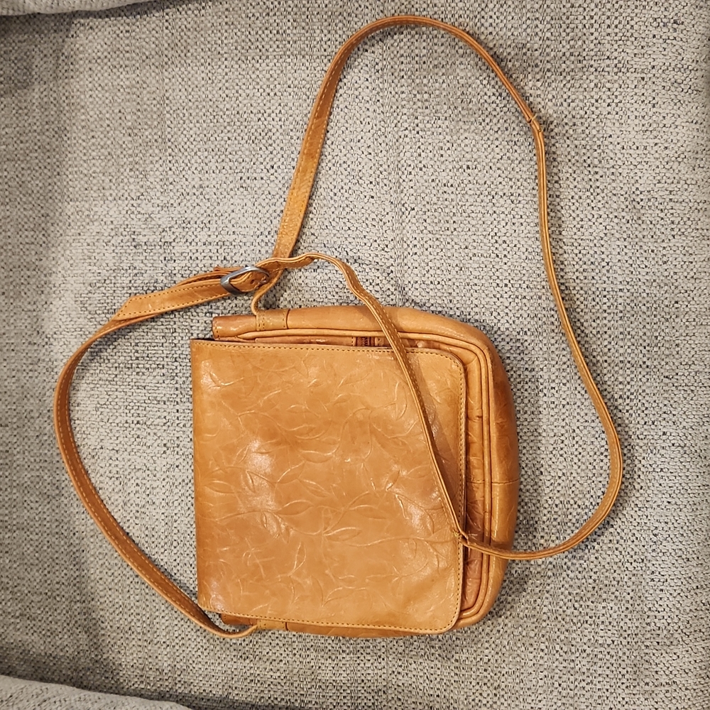 Cute small leather shoulder bag